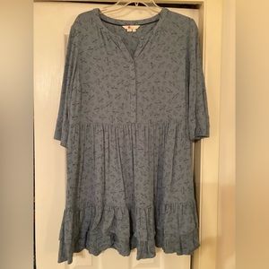 Boden tunic with tiered edge